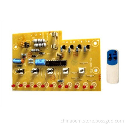 Fan Remote Control Panel PCB Assembly PCBA With Components